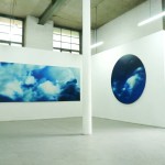 Studium chmur, 160 cm x 360 cm, olej na płótnie, 2014