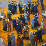 Jesienny waltz, olej na płótnie, 2012