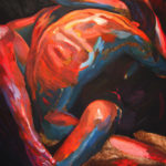 Obraz XII, akryl i pastel na płótnie, 160x120, 2010