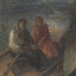 Para na łodzi, olej, płótno, 1935