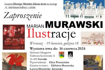 Ilustracje Mariana Murawskiego w Suwałkach